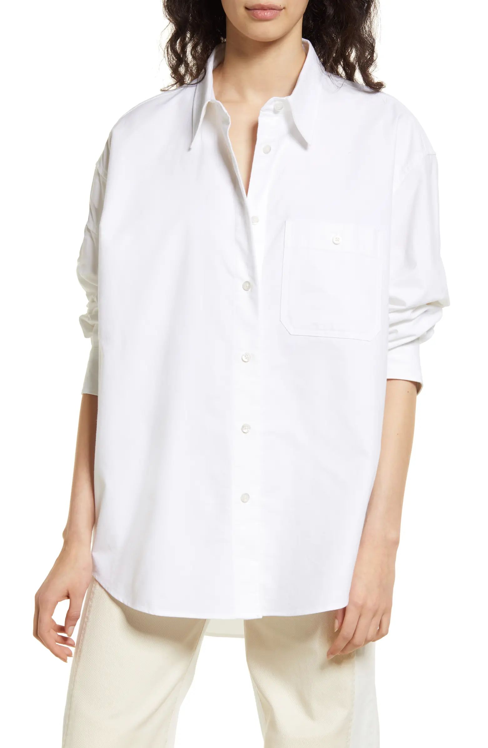 Classic Cotton Button-Up Shirt | Nordstrom