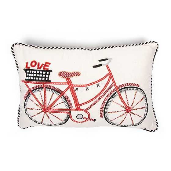 Love Bike Lumbar Pillow | MacKenzie-Childs