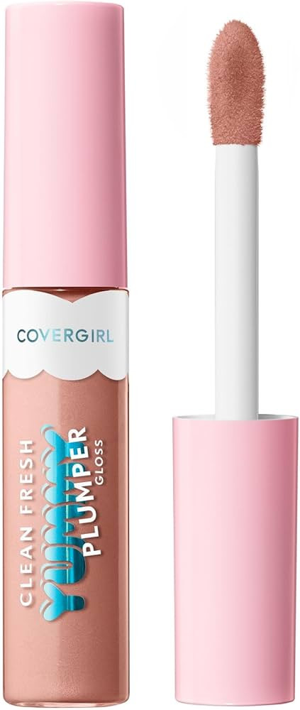 Covergirl Clean Fresh Yummy Plumper Lip Gloss, 760 Snow Place Like Home, Shiny, Vegan Formula, Ea... | Amazon (US)