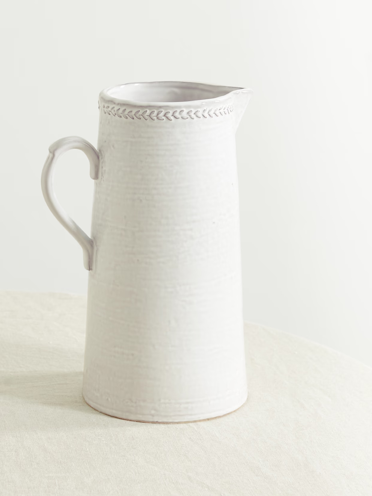Soho Home - Hillcrest Glazed Stoneware Jug - White | NET-A-PORTER (US)