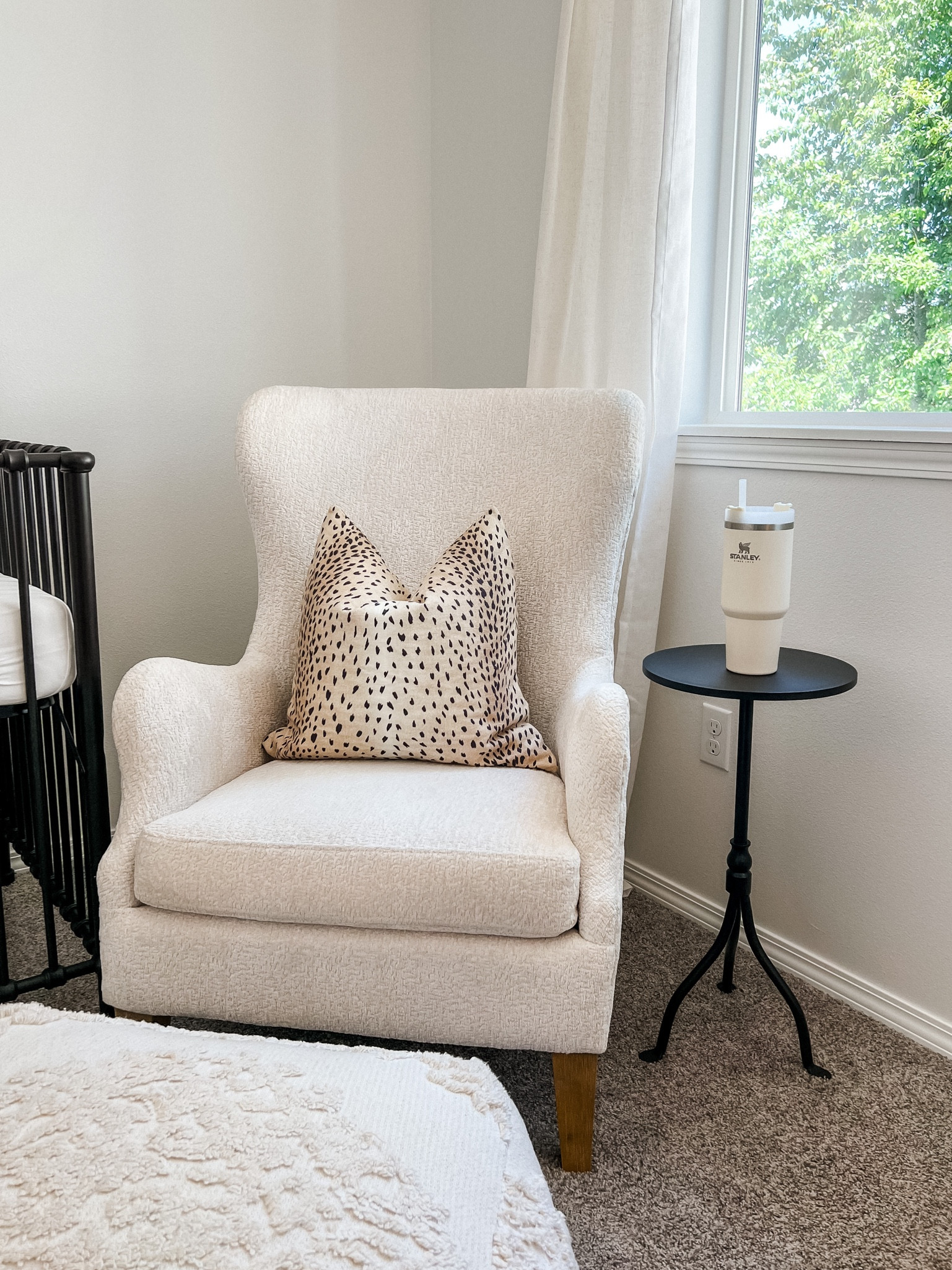 Love our new black end table for Nate’s nursery! Currently 13% off on sale. Black metal side table, black metal end table, boy nursery, nursery decor, bedroom decor, living room, coffee table

#LTKhome #LTKbaby #LTKbump