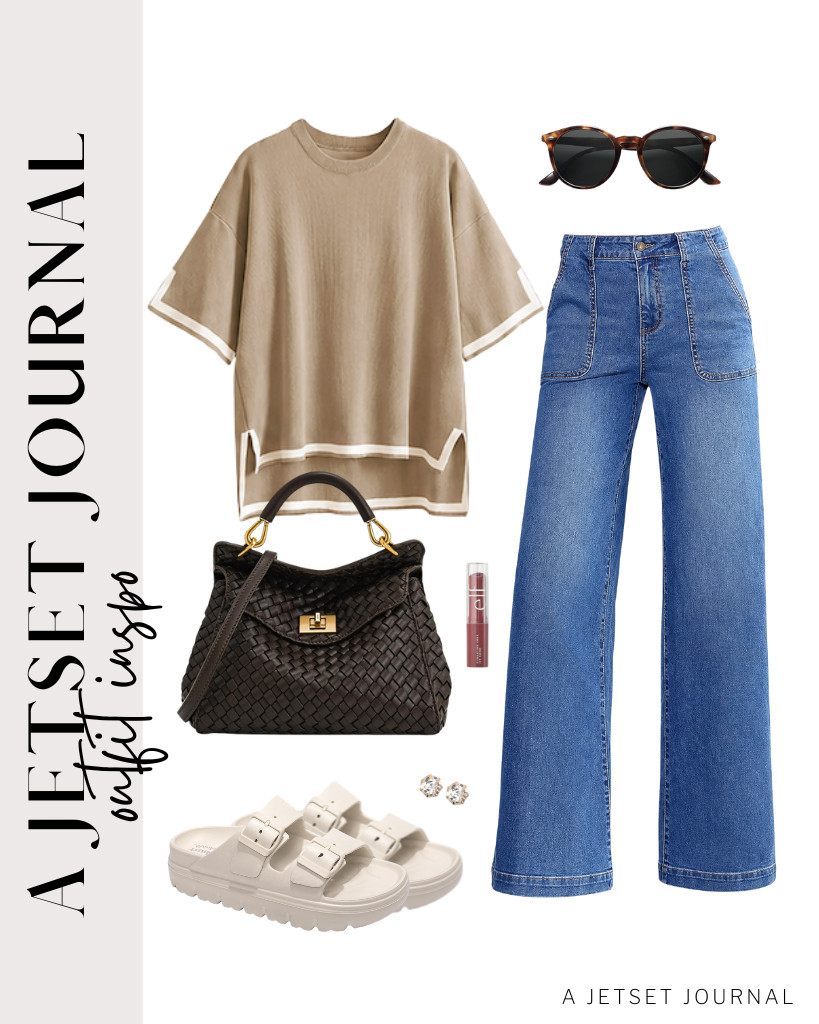 For your next outfit, start by pairing this khaki top with wide-leg jeans. FUNKYMONKEY’s slides and JW PEI’s Lucia bag bring a stylish touch. Add SOJOS sunnies and apply a bit of this top-selling e.l.f. Hydrating Core Lip Shine before you head out. It has an impressive global rating of more than 15K!

#LTKSeasonal #LTKSaleAlert #LTKTravel
 

 