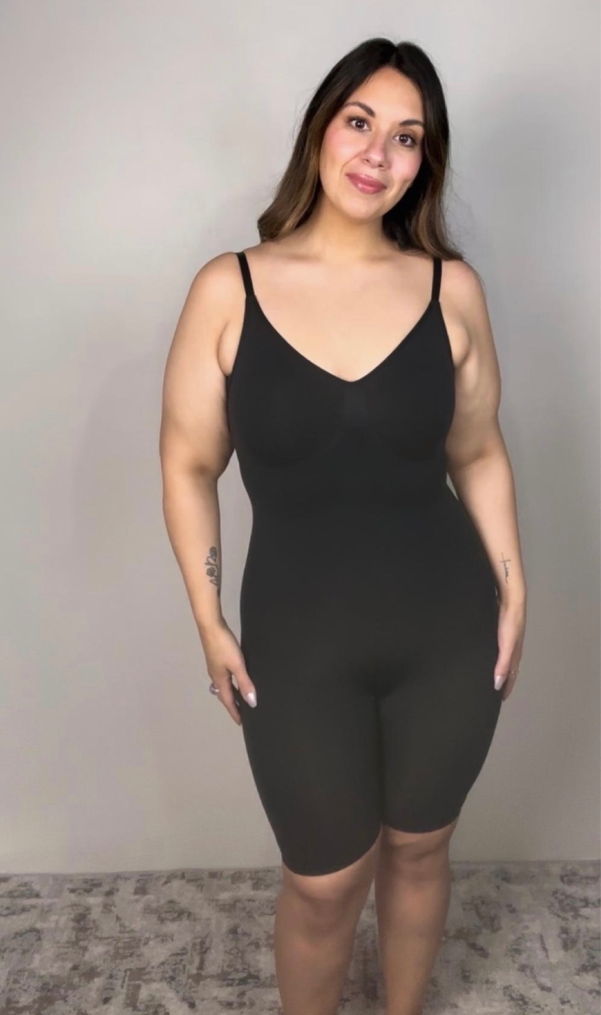Wore my SKIMS mid thigh shapewear under my dress last night. I did a full dedicated YouTube video on this and this is hands down worth the investment. So soft and smooths you out perfectly! 

Has an open gusset = easy to go to the bathroom.
Also comes in an open bust option for my larger chested girlies 🫶🏼

Wearing a size XL


SKIMS
SHAPEWEAR 
SKIMS SHAPEWEAR 
Open Gusset 
Full Body Shapewear 
Midsize
Plus-size 

#LTKmidsize #LTKstyletip #LTKplussize