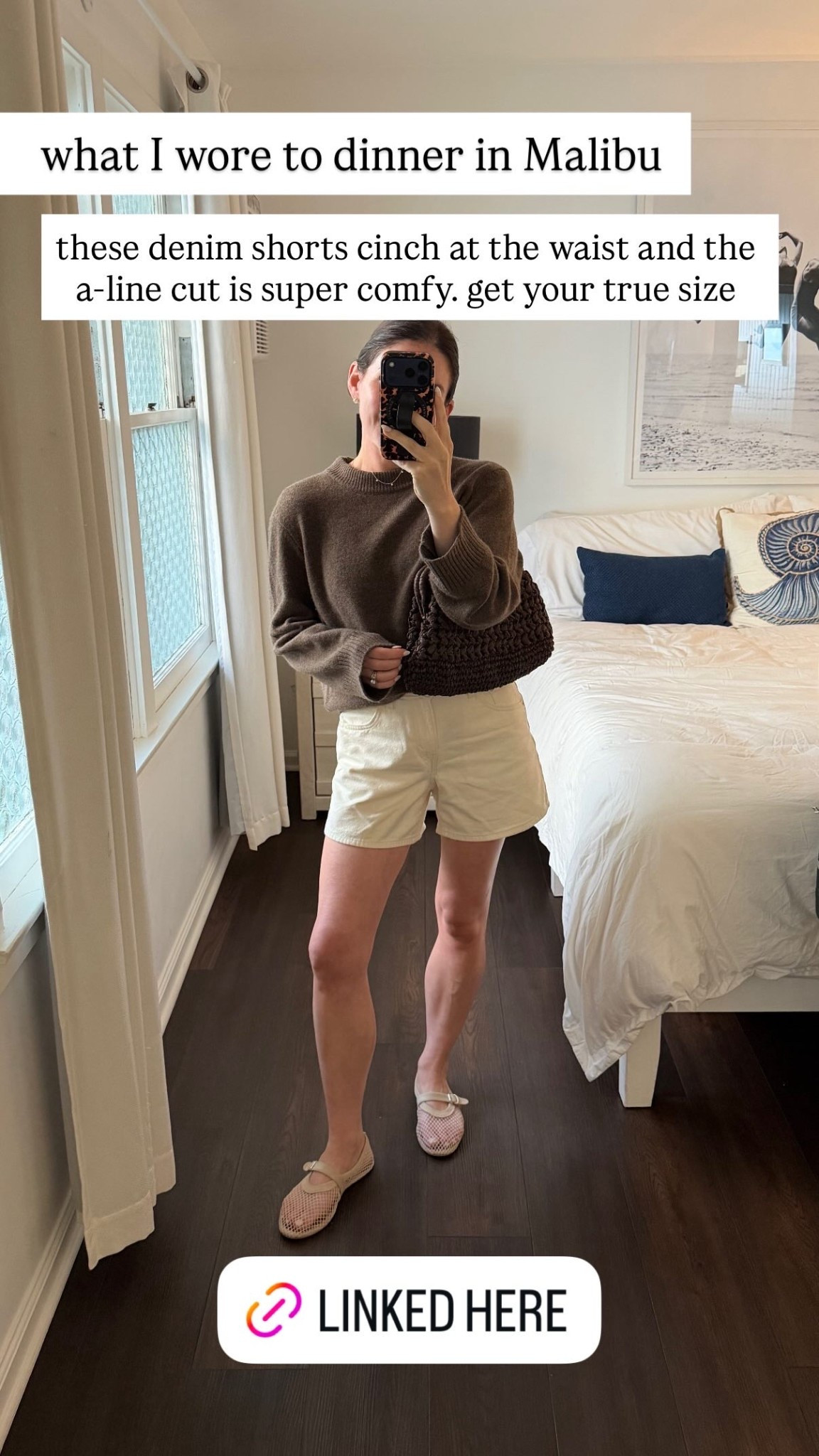 these denim shorts cinch at the waist and the a-line cut is super comfy. get your true size

#LTKdayinmylife #LTKootd #LTKmomlife