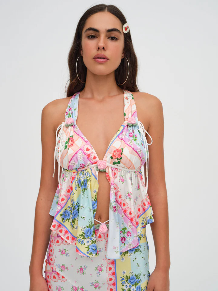 Cassandra Top — Multi | For Love & Lemons