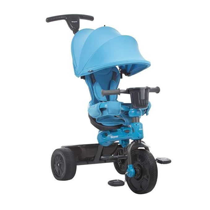 Joovy Tricycoo 4.1 Kid's Tricycle, Push Tricycle, Toddler Trike, 4 Stages, Blue | Amazon (US)