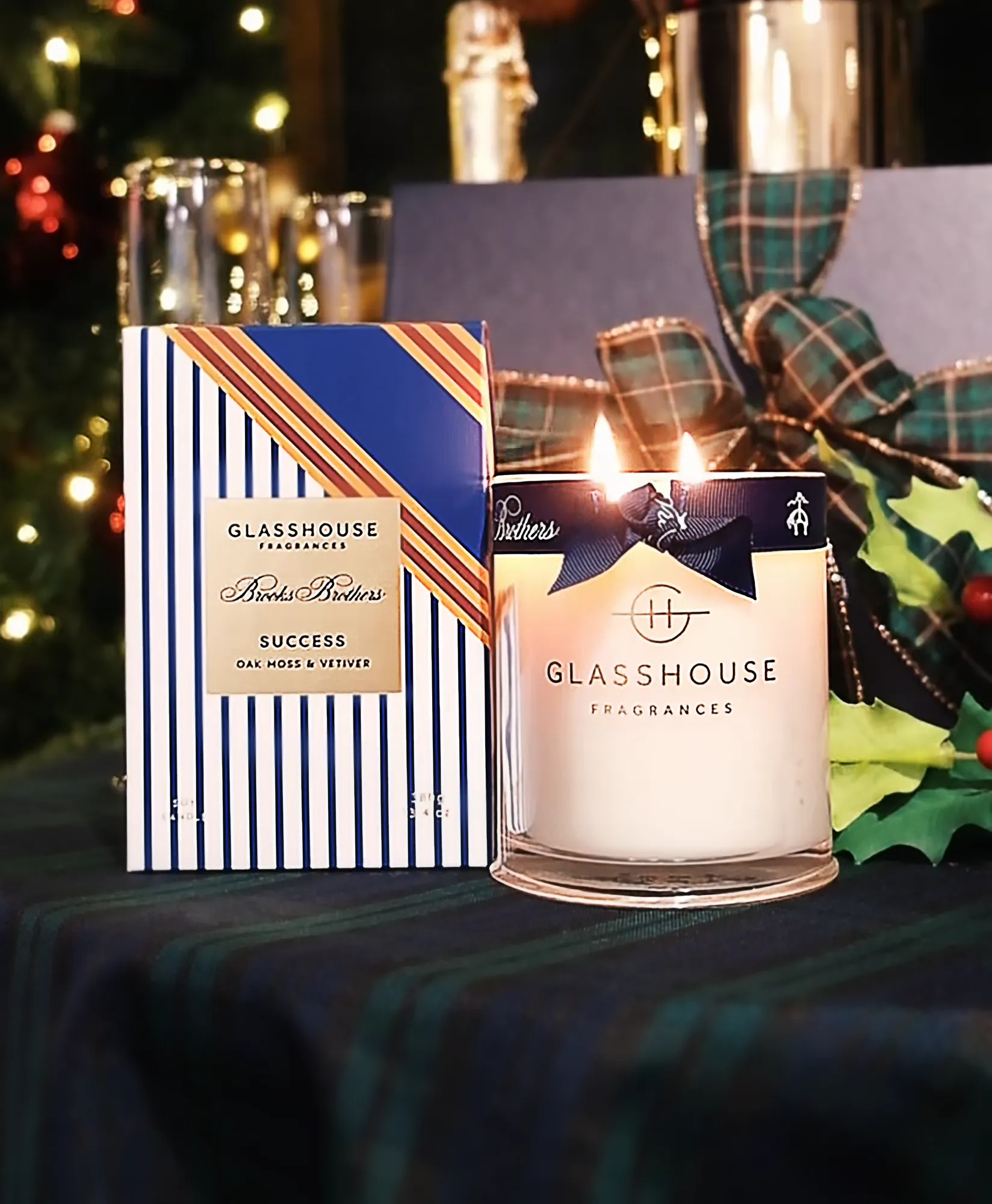 Oak Moss & Vetiver "Success" Candle | Brooks Brothers