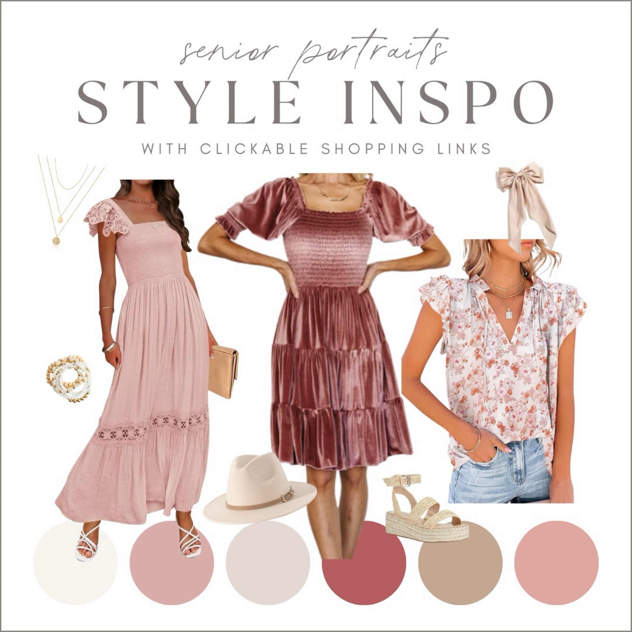 Bold colors can be fun, but muted tones are chef’s kiss for senior portraits! 💫 Soft hues like blush, sage, and sand add a light, airy feel that keeps your images classic. Tap the link to shop this elegant look! #MutedNeutrals

#LTKSaleAlert #LTKMostLoved #LTKPetite