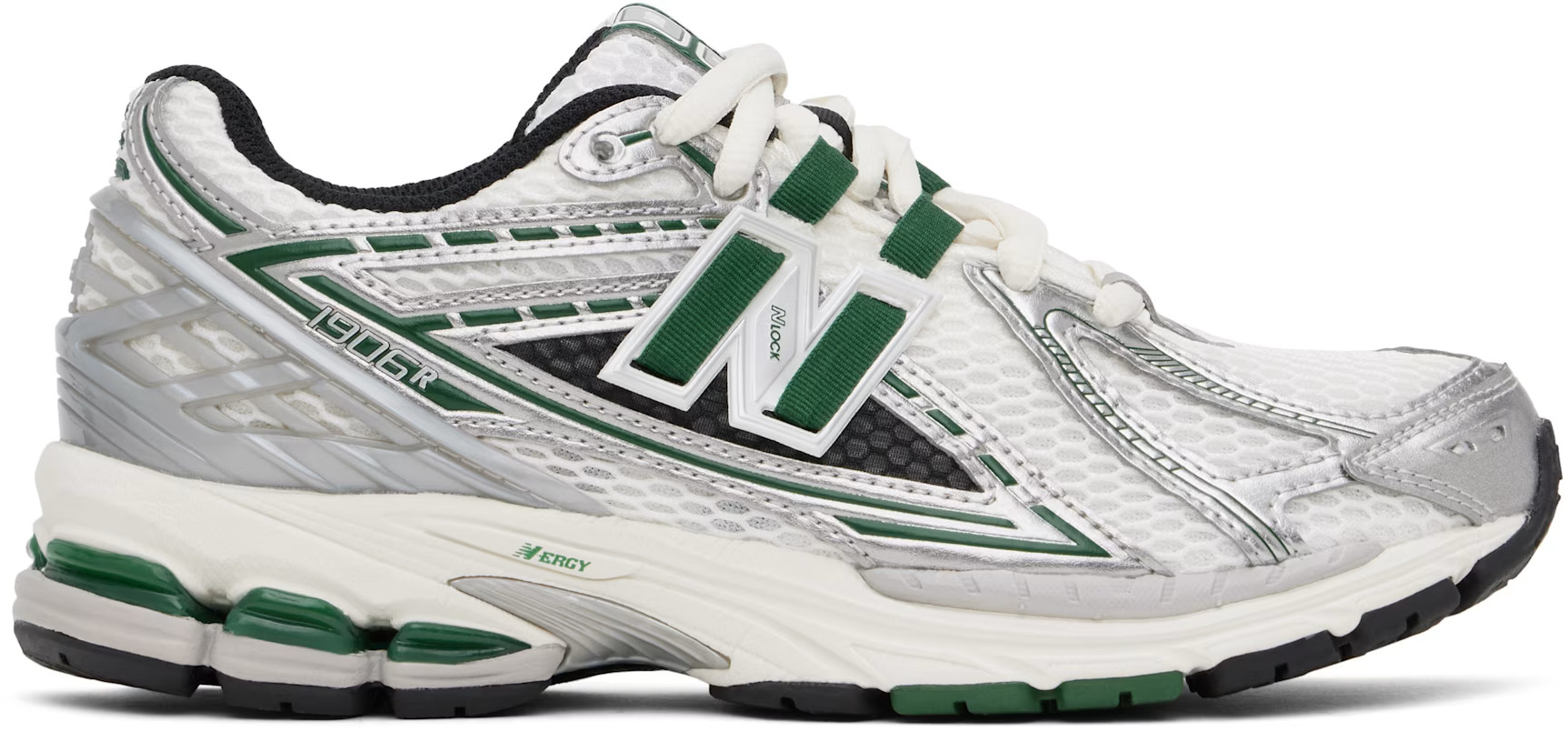 White & Silver 1906R Sneakers | SSENSE