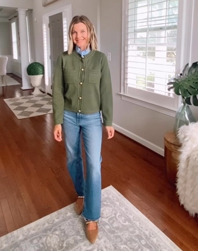 Classy
Fall transition 
Lady jacket cardigan
#softautumn

#LTKPetite #LTKOver40 #LTKFindsUnder50