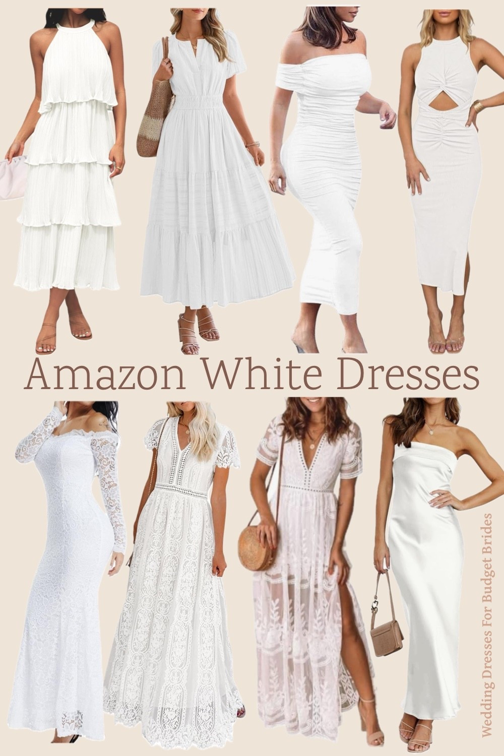 Amazon trending and best selling white dresses for the bride to be.

Spring dresses, engagement photo shoot dresses, engagement party dresses, bachelorette party dresses, bridal shower dresses, rehearsal dinner dresses, after party dresses, reception dresses, white dresses. 

#LTKWedding #LTKSeasonal
