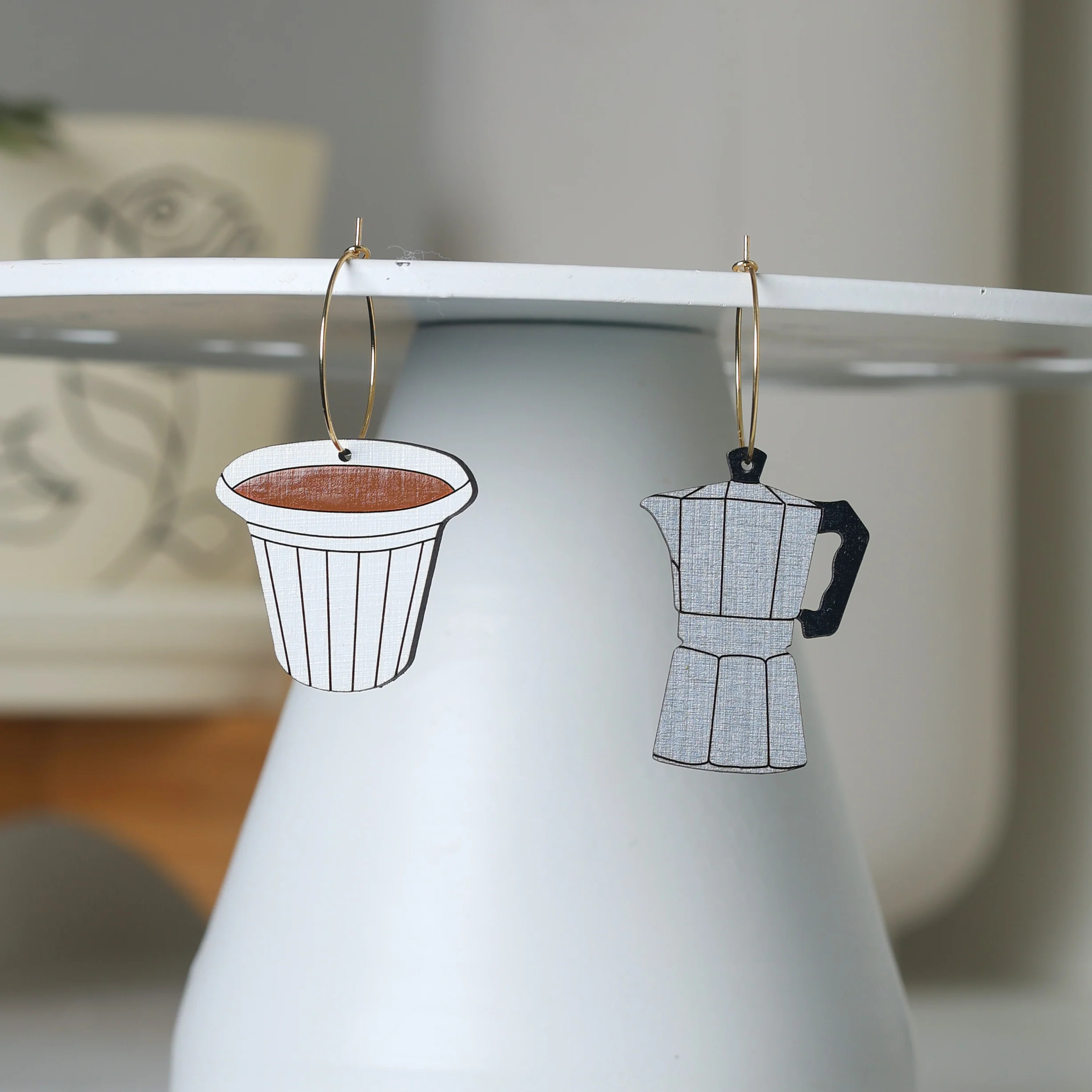 Cafecito Hoop Earrings | Le Chic Miami