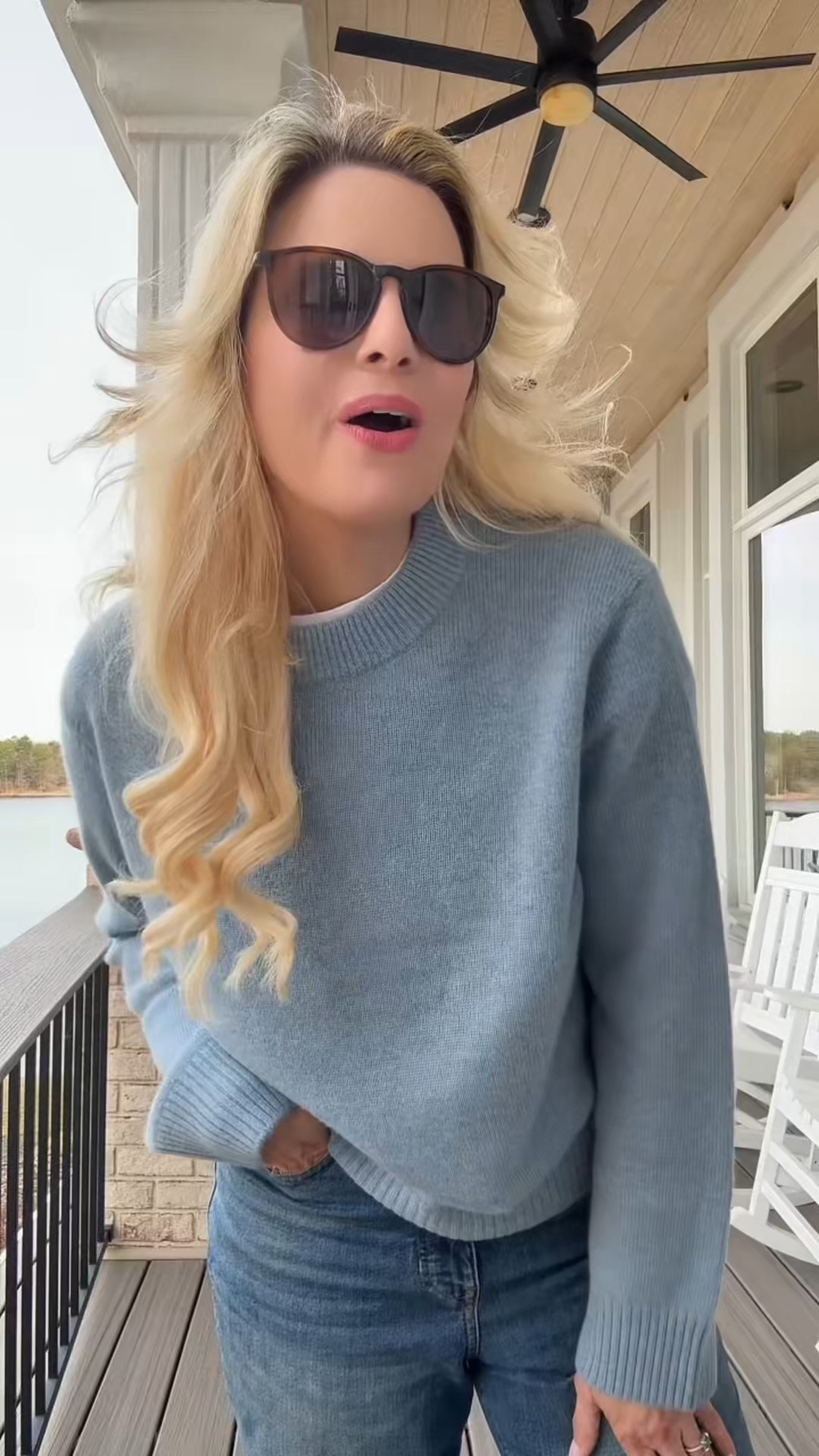 love these cute and cozy pieces I'm wearing on repeat as a millennial mom. New customers can save 10% with my code INFG-26BECKYFKELLER10 If you asked me my number one closet staple that I'm wearing on repeat, it's this 100% grade A Mongolian cashmere sweater. It's a relaxed fit so I size down. Love this beautiful blue, and I also have it in oatmeal. The 100% organic cropped cardigan is perfect for spring - such an airy breathable layer that you can mix and match so many different ways. And the cropped puffer has been keeping me warm in all the snow and rain - such a beautiful color and goes with everything. spring outfits, spring sweaters, spring style #springoutfits #quincepartner @onequince