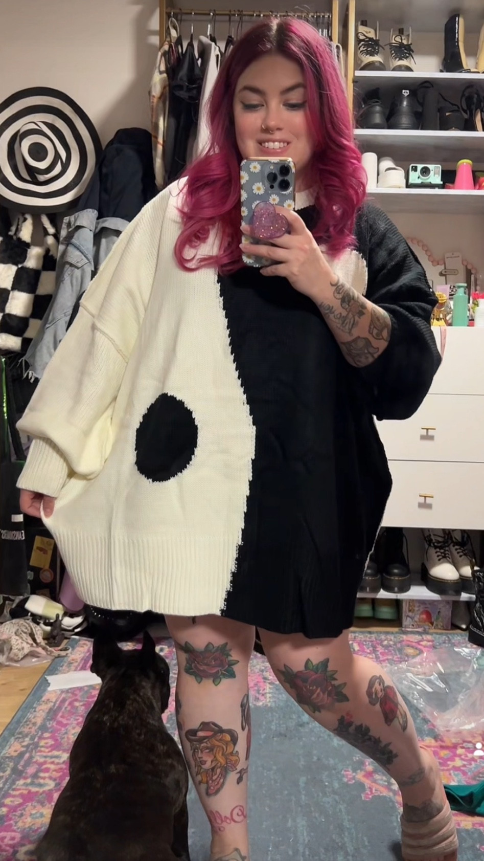 Yin Yang sweater from my dressed in lala unboxing! Exact item can be found on their website!

#LTKmidsize #LTKworkwear #LTKstyletip