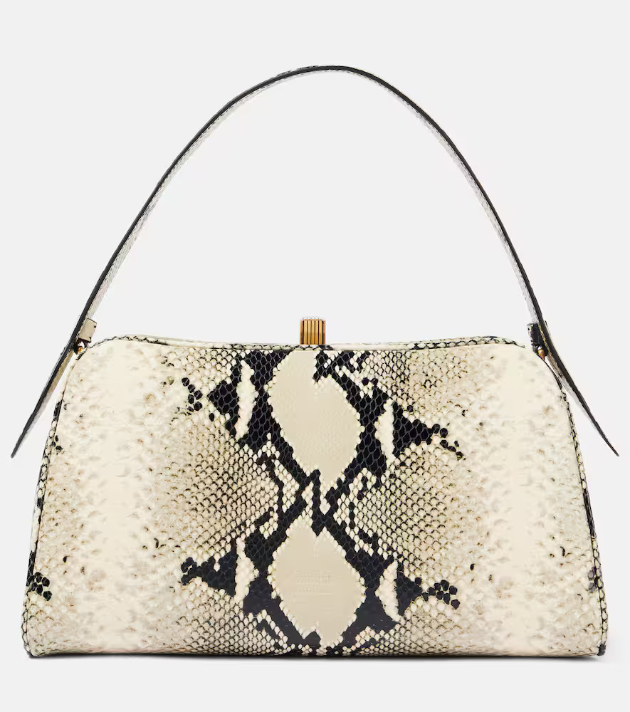 Khaite Cate snake-effect leather shoulder bag | Mytheresa (US/CA)