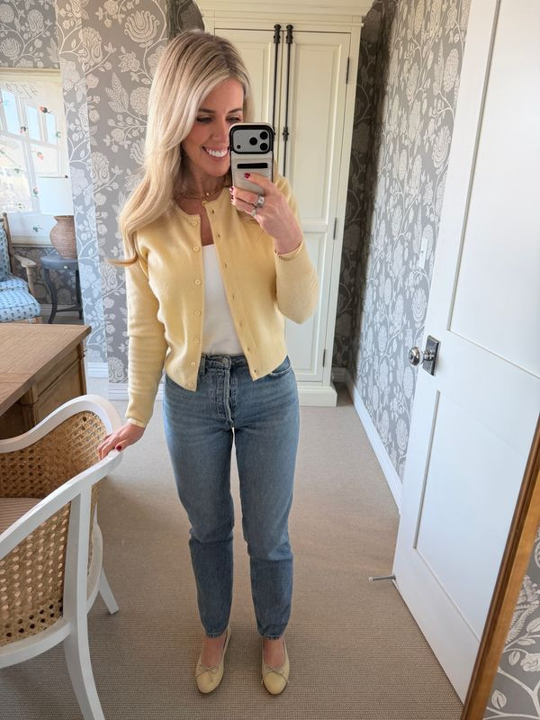Loving butter yellow this time of year!  

 #LTKgrwm #LTKootd #LTKmomlife