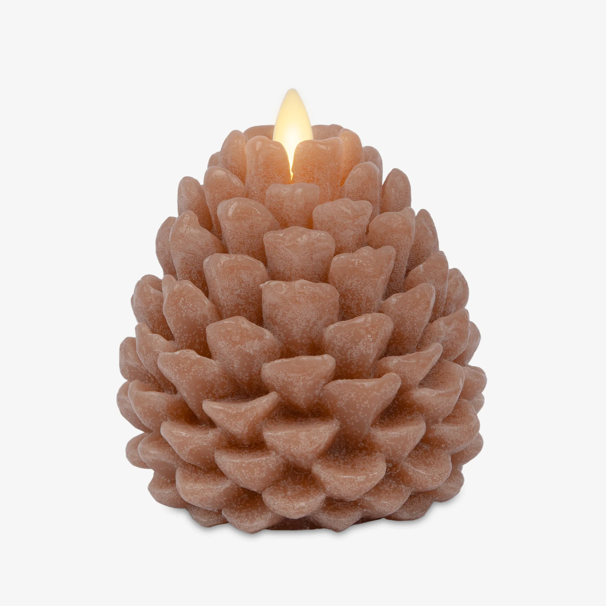 Caramel Café Flameless Candle Pinecones | Luminara