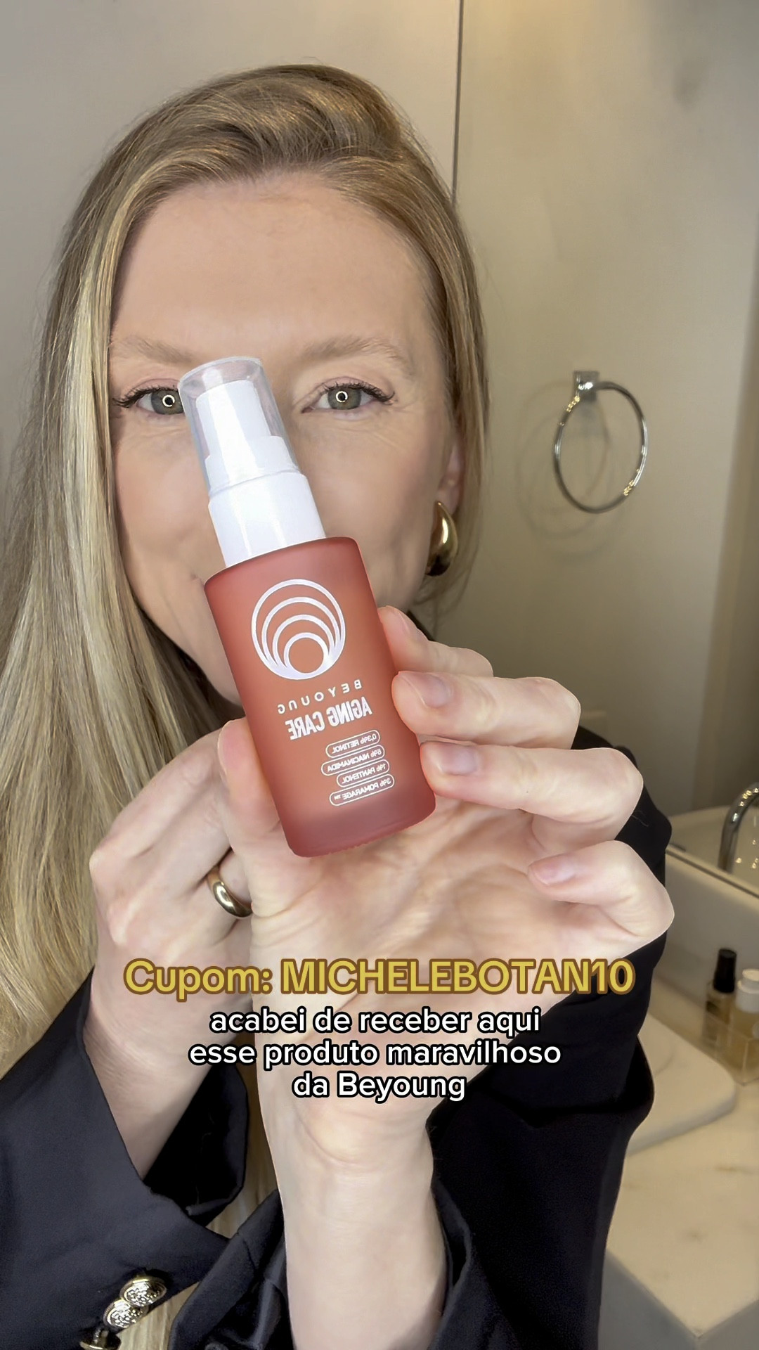 Você já conhece o AGING CARE da @beyoung ?

Aproveite o Cupom 🏷️ MICHELEBOTAN10 para adquirir o seu Aging Care no site beyoung.com.br com preço especial 🎁

O Aging Care é um Sérum rejuvenescedor com Retinol e sinergia exclusiva de ativos. 95% mais colágeno após 4 dias de aplicação.

Você não pode voltar no tempo, sua pele sim!
Com a máxima concentração de Retinol associado à uma sinergia exclusiva de ativos, AGING CARE é capaz de garantir 95% mais colágeno após 4 dias de aplicação e a sensação de uma pele até 5 anos mais jovem em 30 dias.
Com eficácia comprovada, AGING CARE preenche rugas e linhas, estimula a produção de colágeno e a renovação celular para uma pele mais jovem, saudável, com menos rugas e sem linhas de expressão.
Em um sérum de textura leve, acabamento aveludado e fácil de espalhar, a transformação da pele é sentida a cada aplicação, deixando-a mais firme, iluminada e com rugas visivelmente preenchidas.

* Produto vegano
* Hipoalergênico
* Livre de crueldade
* Oftalmologicamente testado
* Não acnegênico
* Não comedogênico

PERGUNTAS:

Onde usar?
Rosto, pescoço e colo.

Quando usar?
Diariamente: à noite.

Tipo de pele?
Todos os tipos de pele.

Acabamento?
Aveludado

Textura?
Sérum.

COMO USAR?
Com a pele limpa e seca, acione a válvula duas vezes e aplique o produto massageando suavemente até completa absorção. Uso noturno.
Dica Beyoung: É fundamental o uso de protetor solar durante o dia para garantir a proteção que a sua pele merece.

CONHEÇA OS BENEFÍCIOS

A tecnologia e inovação em uma fórmula exclusiva com Retinol para uma pele com aparência mais jovem e renovada.

Estimula a produção de colágeno
Preenche rugas e linhas de expressão
Promove a renovação celular
Melhora a elasticidade e flacidez
Pele renovada e radiante!

#skincare #skincareproducts #skincareblogger #beyoung #skincareaddict #skincarelover #retinolskincare

#LTKbeauty #LTKbrasil