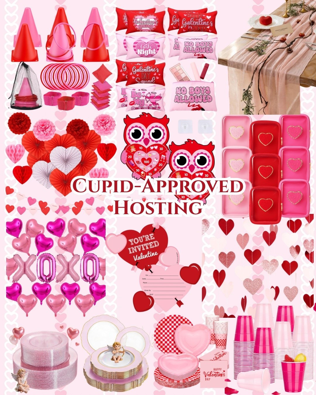 Valentine’s Day hosting essentials to help you set the mood with ease. This curated mood board features stylish serveware, candles, tabletop accents, and entertaining must-haves perfect for a romantic dinner, Galentine’s gathering, or cozy night in. Shop these Valentine’s hosting essentials to create a warm, thoughtful, and beautifully styled celebration at home. 

 #LTKValentine #LTKSeasonal #LTKSaleAlert