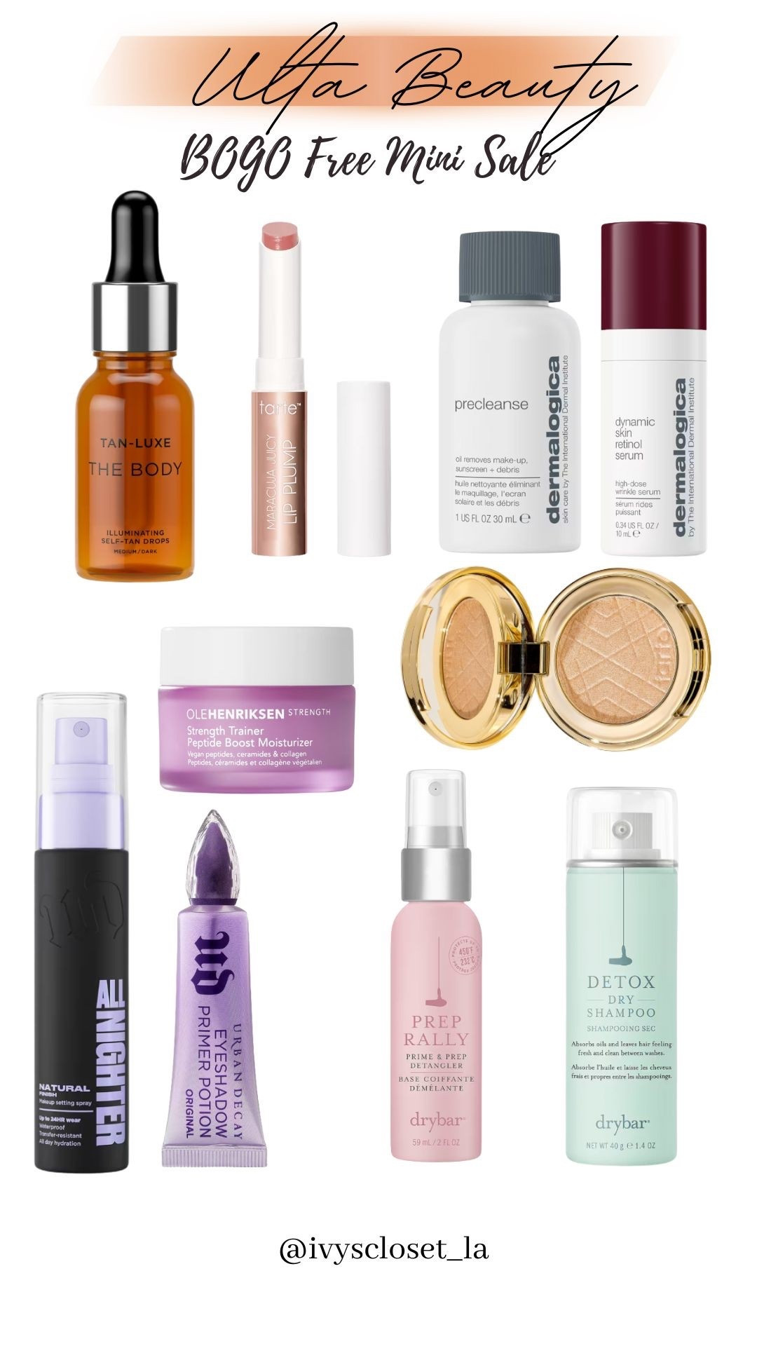 Buy one get one free mini sale at Ulta! These are perfect for travel or just trying a new product

#LTKBeauty #LTKSaleAlert #LTKTravel