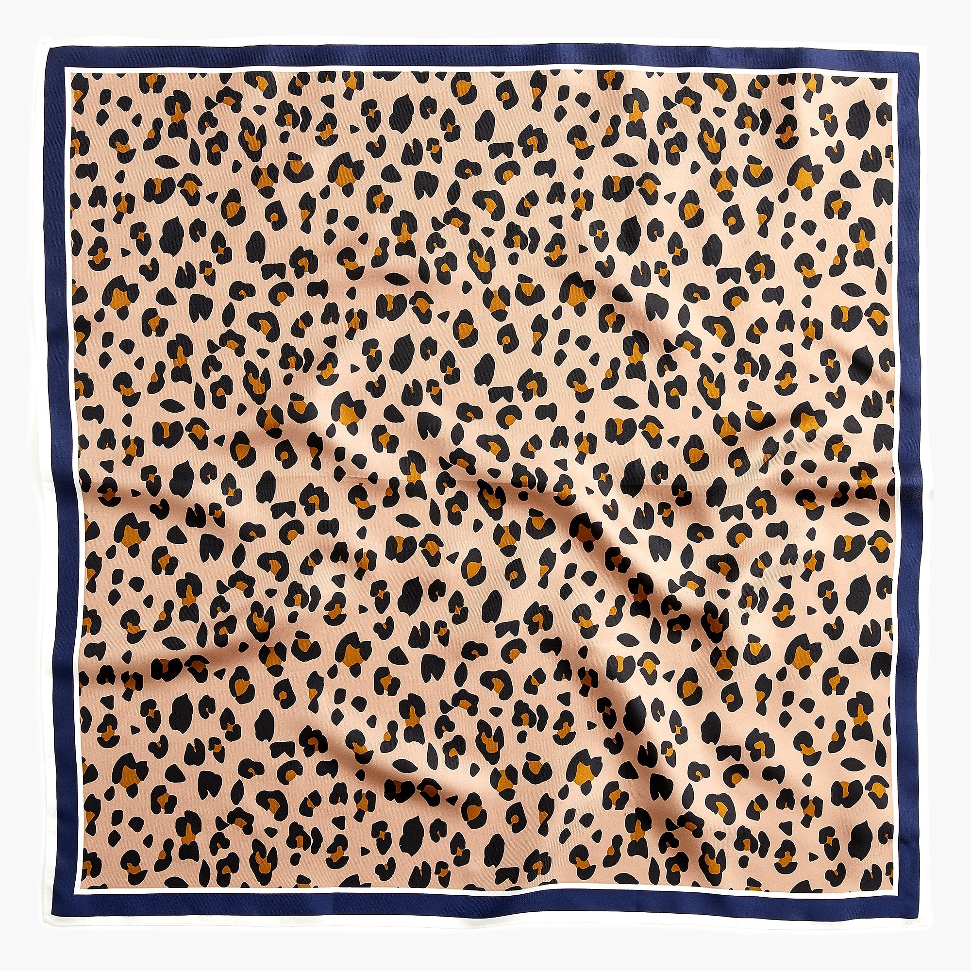Square silk scarf in leopard | J. Crew US