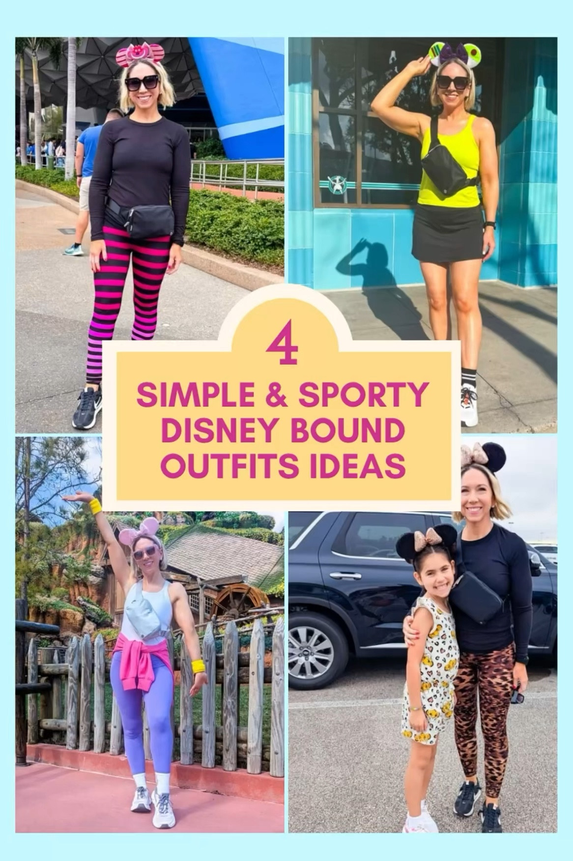 Simple and cute and sporty Disney bound outfits to wear to the Disney parks. 

Here are the ones I recently wore and I listed each outfit I wore to each park.  The options are endless - these were all easy to put together - comfortable and fun! 

Leave any questions you have for me below- I’m happy to answer them! 


#ltkkids #ltkbeauty #ltkactive #ltkfitness #ltksalealert #ltkfindsunder50 #ltkfindsunder100 #ltkover40 #ltkstyletip #ltkshoecrush #ltkpetite

#LTKFamily #LTKTravel #LTKWatchNow