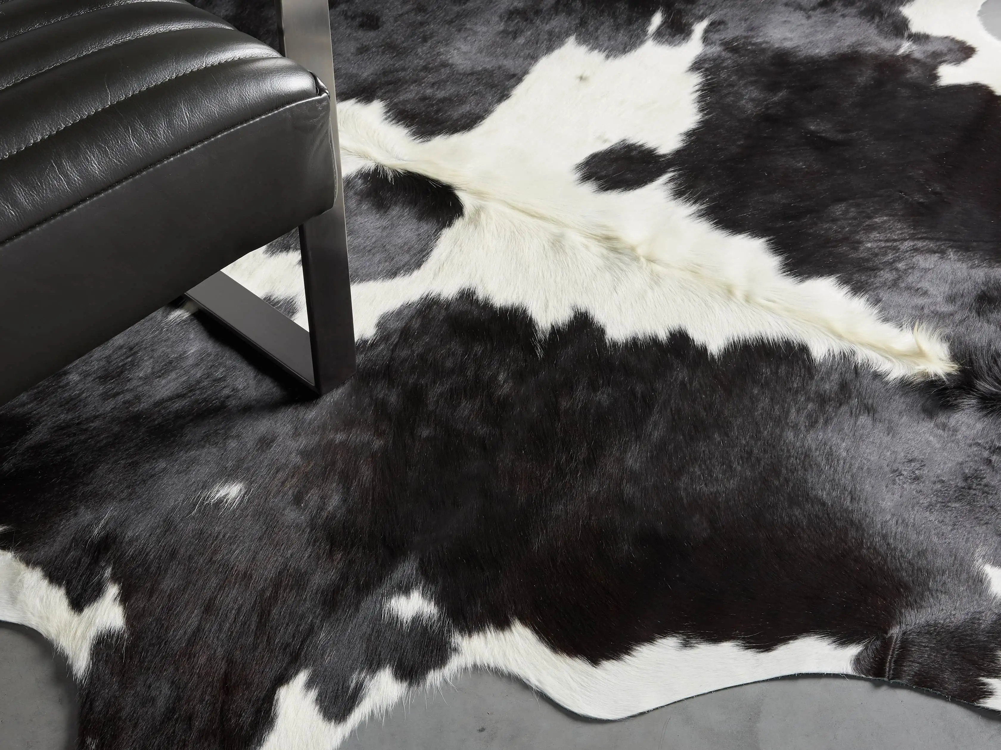 Black and White Hair On Hide | Arhaus