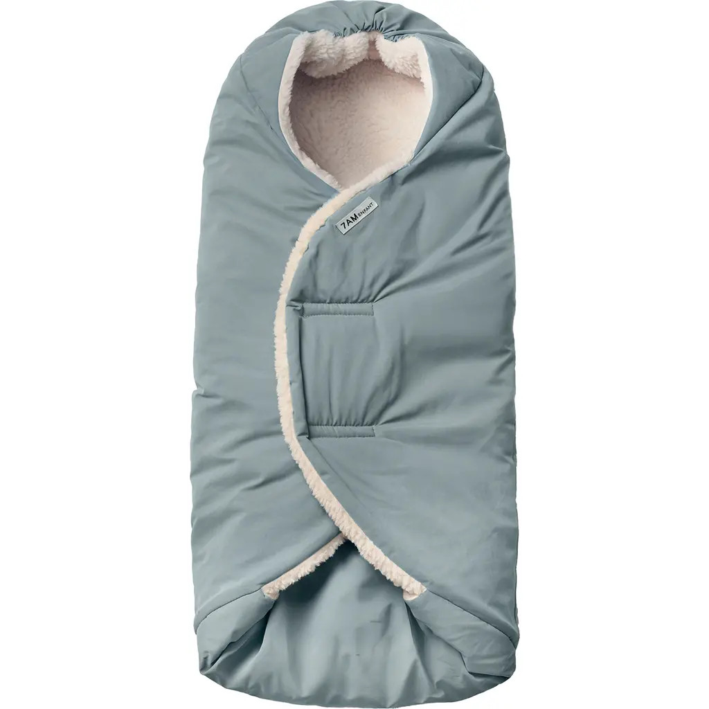 7 A.M. Enfant Nido Benji Winter Wrap in Mirage at Nordstrom, Size 0-6M | Nordstrom
