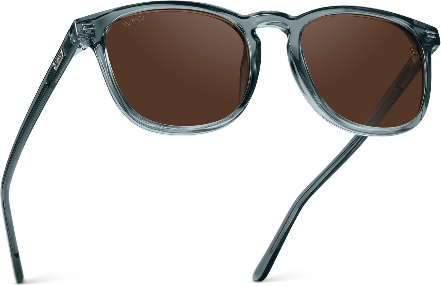 WMP Eyewear - Men's Polarized Modern Rounded Square Sunglasses | Amazon (US)