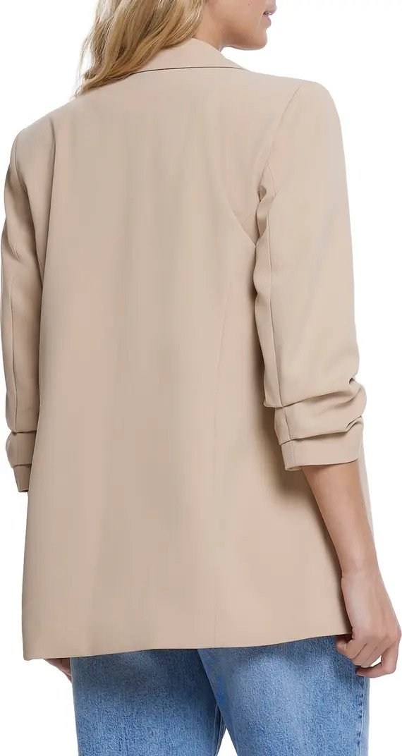 Pleat Sleeve Blazer | Nordstrom