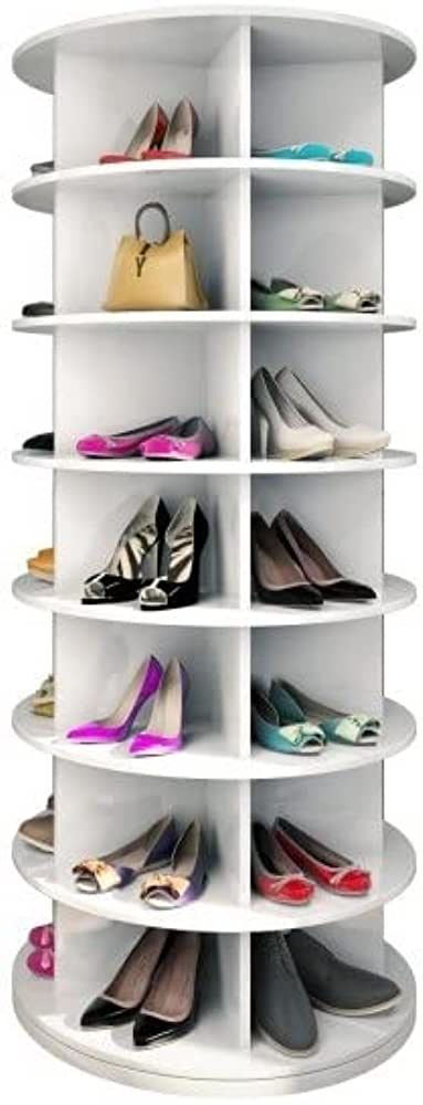 Weinstein storage Rotating shoe rack 360° original, Spinning shoe rack, Rotating shoe rack tower... | Amazon (US)