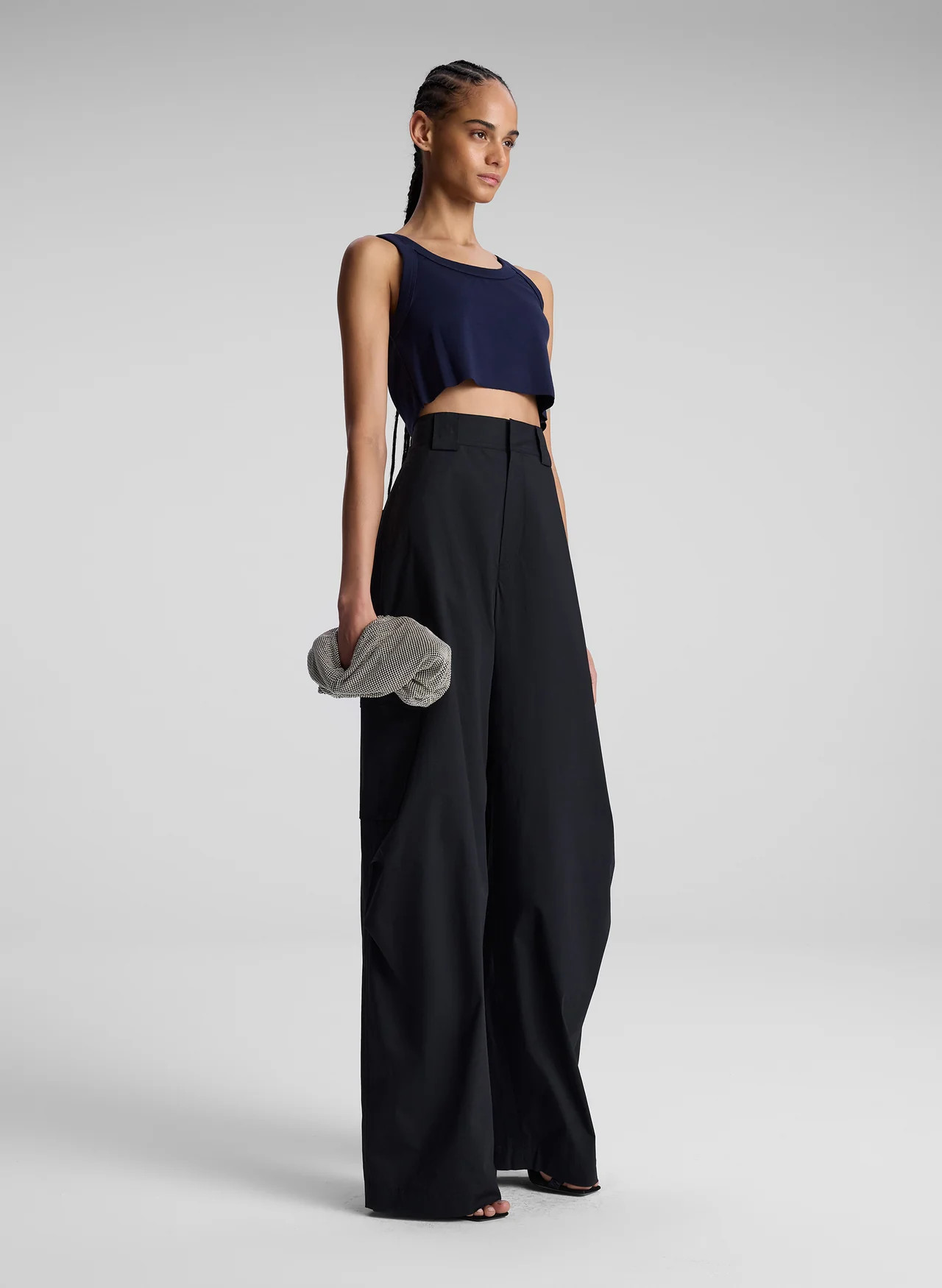 Halsey Cropped Cotton Rib Tank | A.L.C