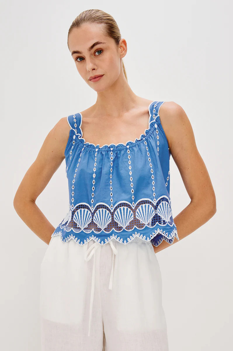 ESPERANZA TOP - FRENCH BLUE | Rails
