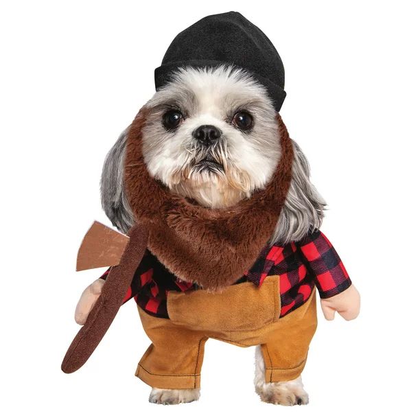 Way To Celebrate Halloween Pet Costume: Lumberjack, Size Small - Walmart.com | Walmart (US)
