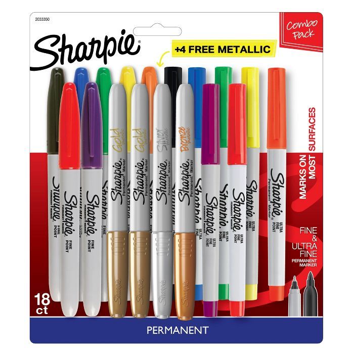 Sharpie Fine Tip Permanent Markers Multicolor | Target
