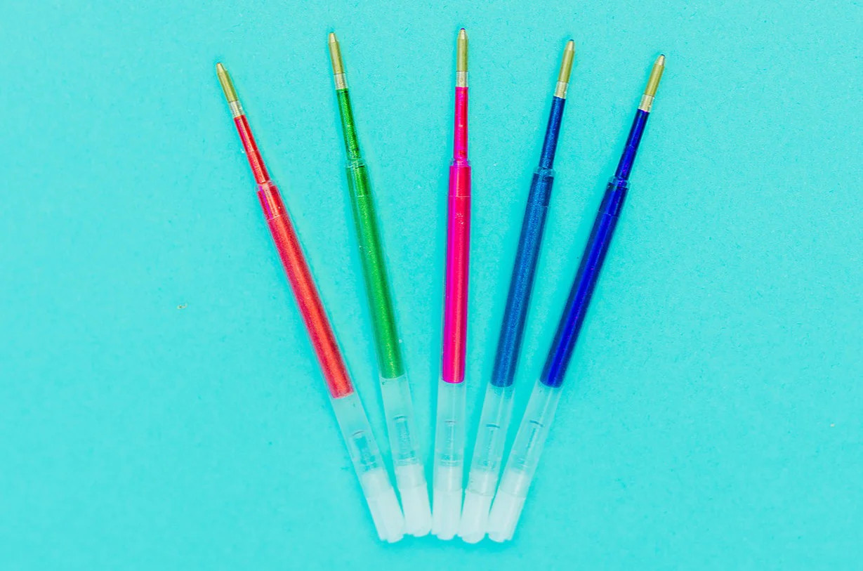 Sparkle Gel Pen Set Ink Refill | Taylor Elliott Designs