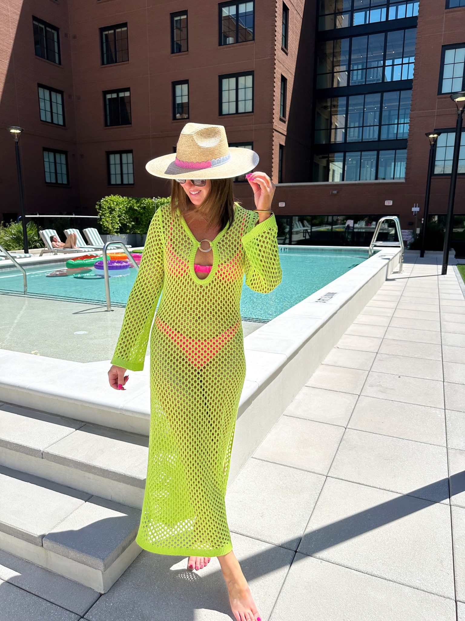 Pool ootd ✨

Pool outfit, pool hat, wide brim hat, beach coverup 

#LTKswim #LTKstyletip #LTKtravel
