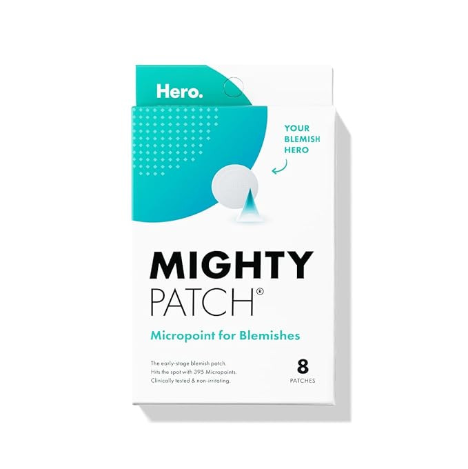 Mighty Patch Micropoint Large Hydrocolloid Pimple Patches for Face Blemishes from Hero Cosmetics,... | Amazon (US)