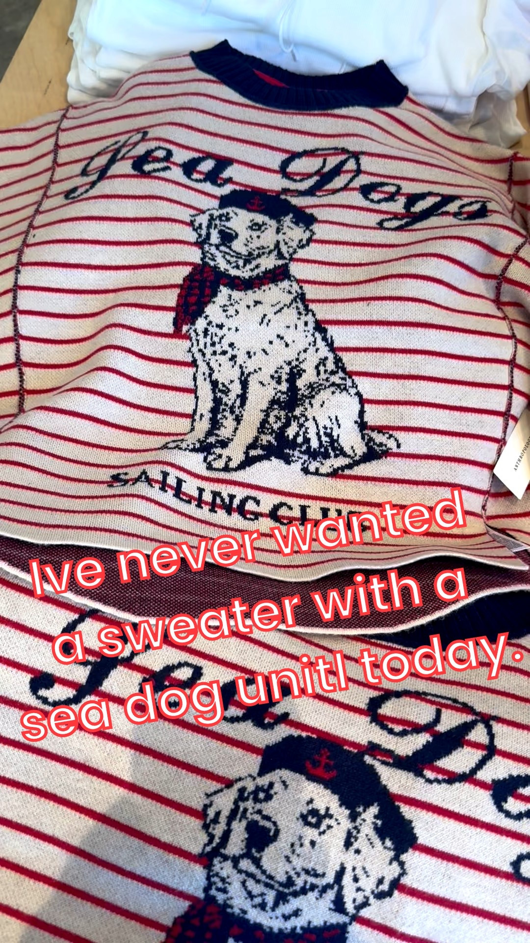 Anthropologies spring sweaters are poppin! This one caught my eye and now I can’t get it out of my head! You can also get Sea Cats if you’re more of a cat person. #anthropologie #spring 

#LTKSeasonal #LTKmomlife #LTKMidsize