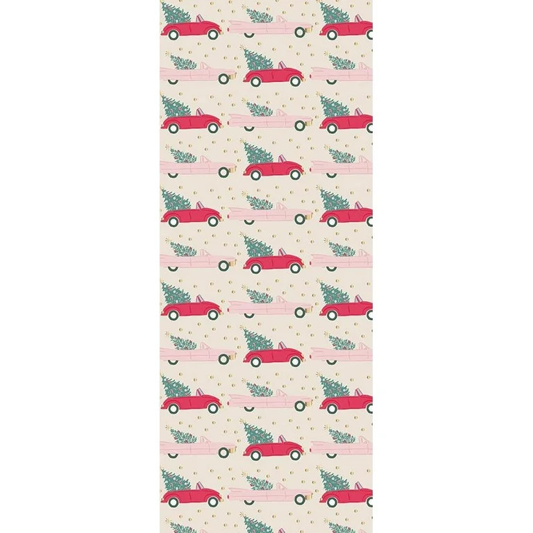 Joyful Wonder Red Cars 30 inch 80 Sq ft Gift Wrap | Walmart (US)