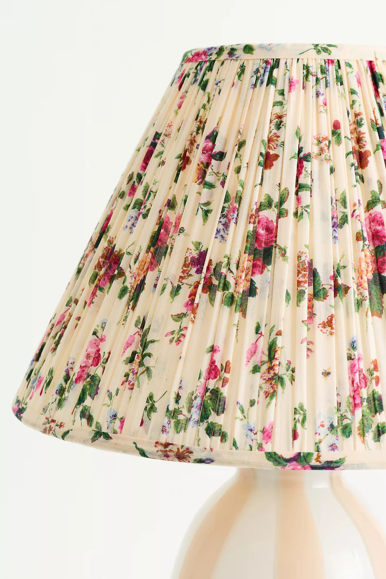 Ruched Empire Printed Lamp Shade | Anthropologie (US)