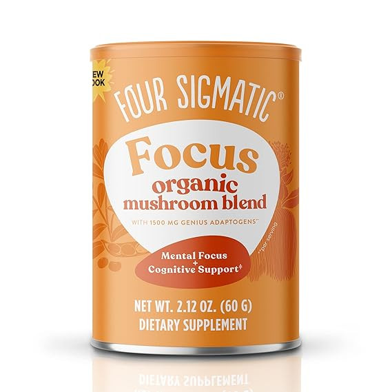 Four Sigmatic Focus Blend 7 Superfoods Adaptogen Blend Mix with Lion's Mane, Cordyceps, Rhodiola,... | Amazon (US)