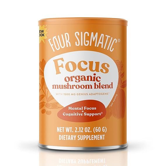Four Sigmatic Focus Blend 7 Superfoods Adaptogen Blend Mix with Lion's Mane, Cordyceps, Rhodiola,... | Amazon (US)