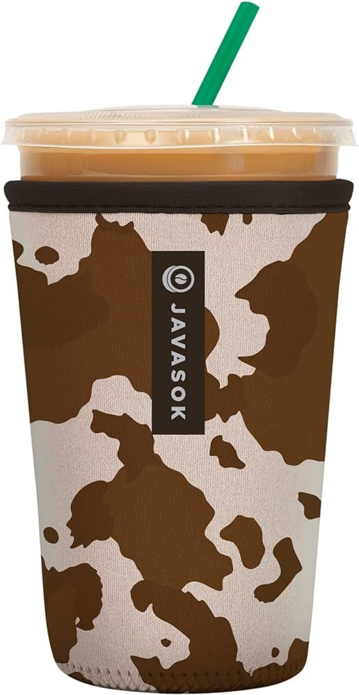 Sok It Java Sok Iced Coffee & Cold Soda Insulated Neoprene Cup Sleeve (Cowgirl, Medium: 22-28oz) | Amazon (US)
