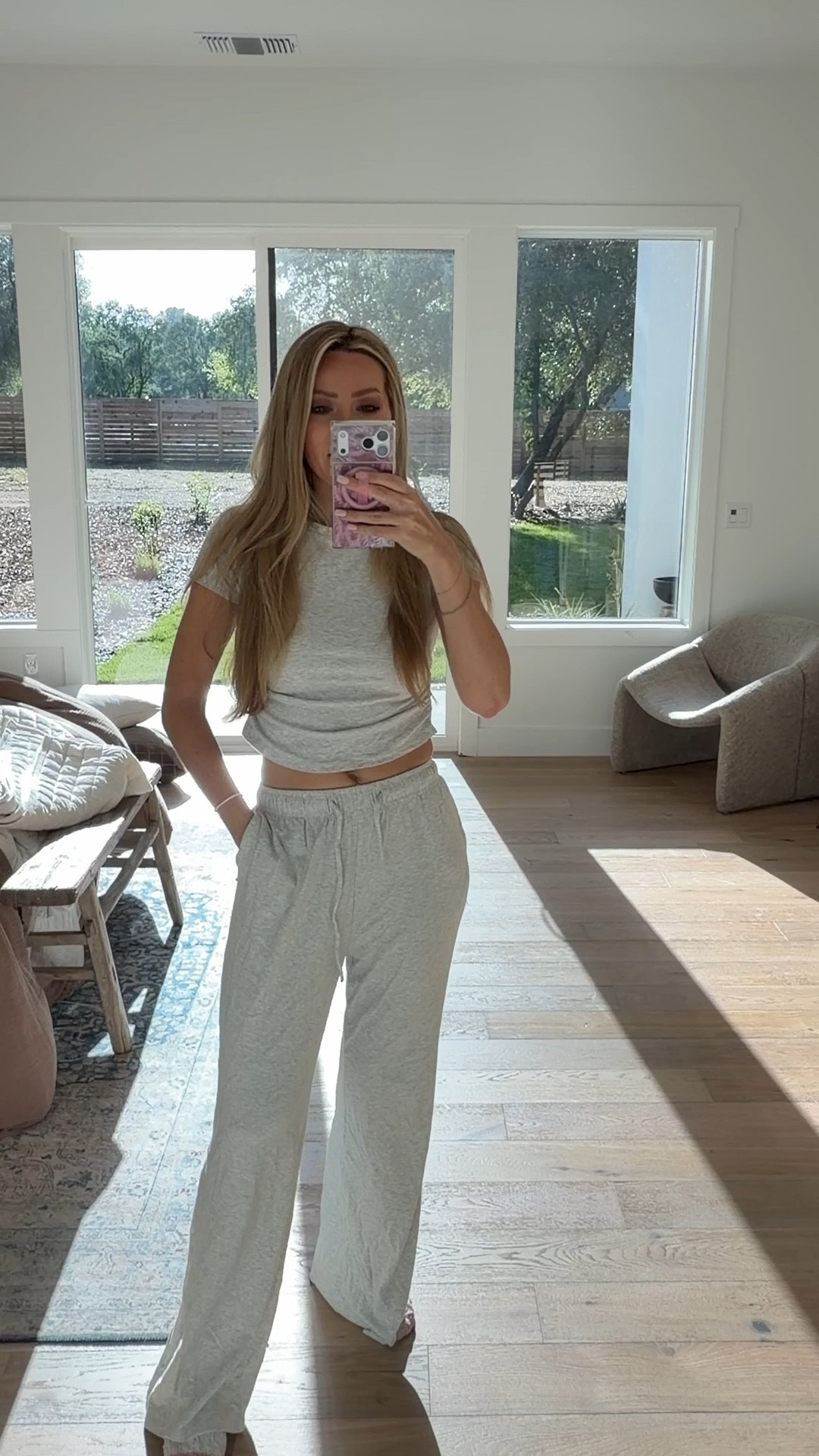 Cutest lounge set with the softest material. Skims look for less Amazon find 