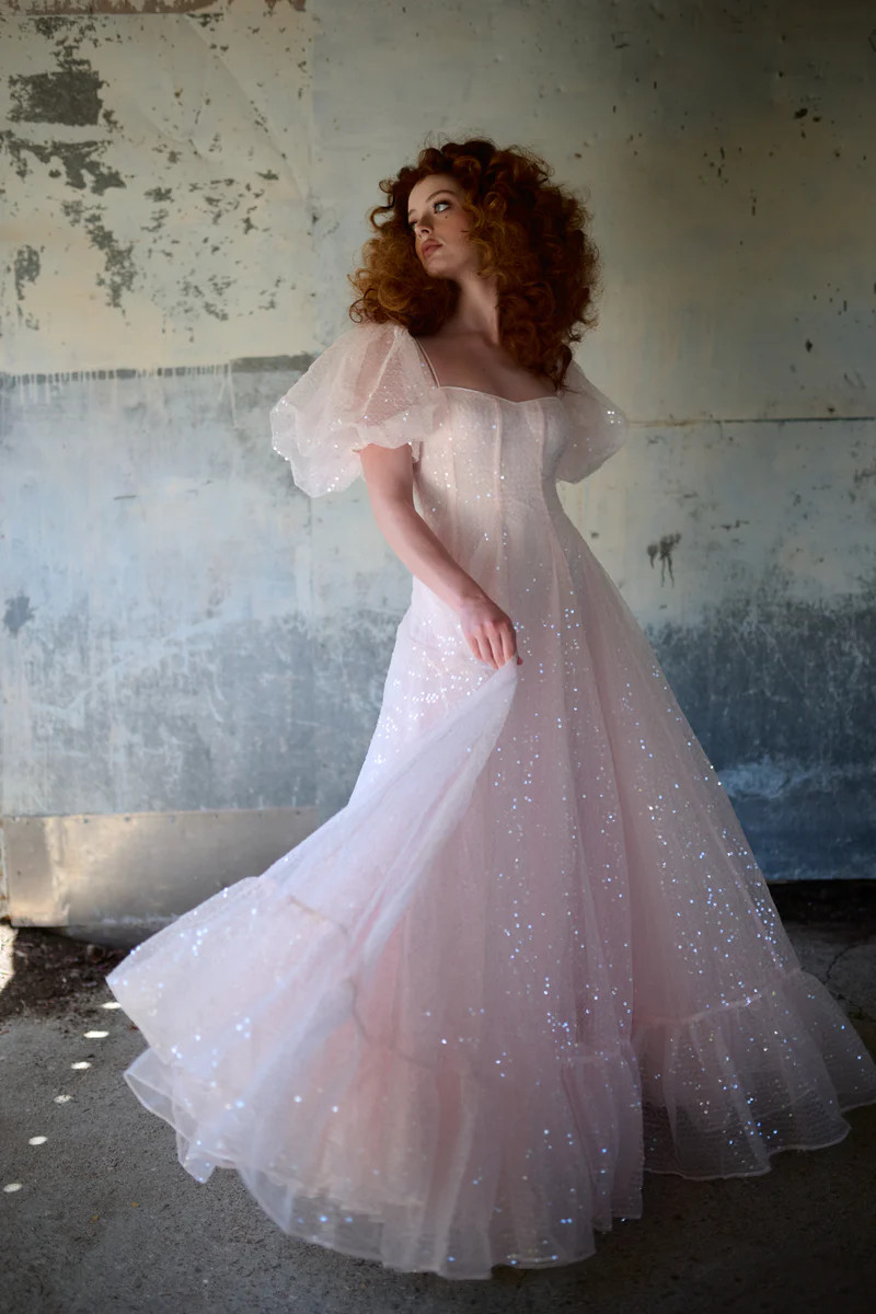 The Sequin Pemberley Gown | Selkie Collection