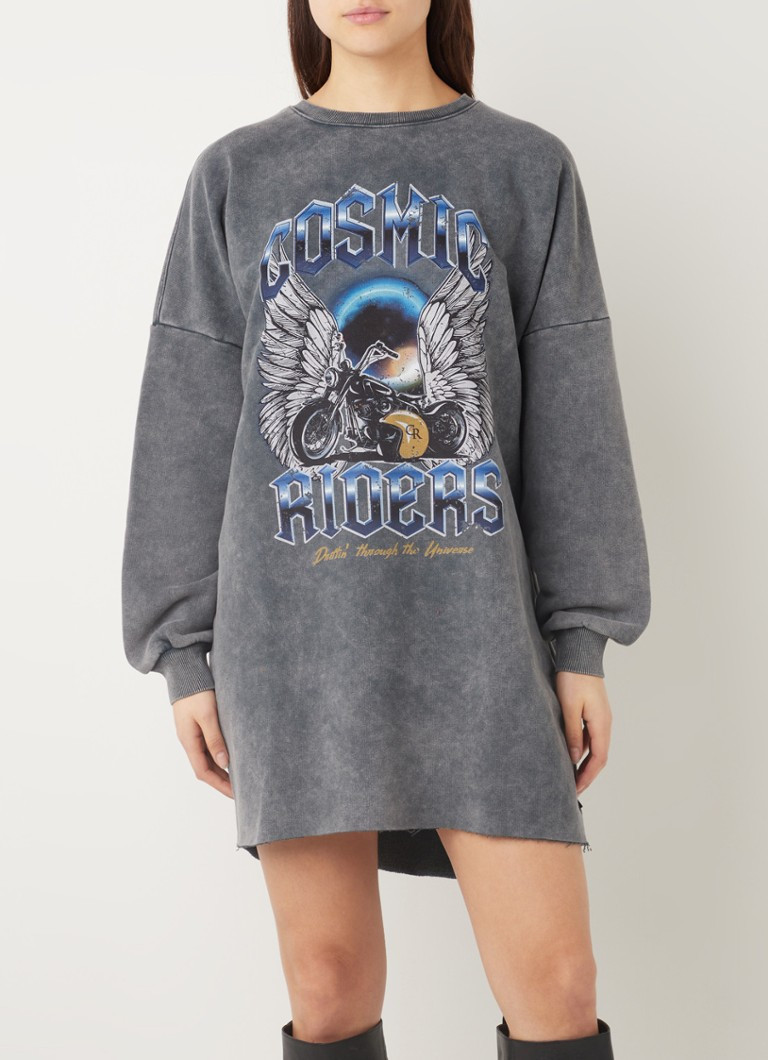 Cosmic Ryders oversized trui-jurk met frontprint | De Bijenkorf (NL)