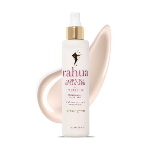 Rahua Hydration Detangler + UV Barrier - Leave-In Spray for All Hair Types - Vegan Heat Protectant and Anti-Frizz Mist with Morete Oil, Sacha Inchi and Mango - Color Safe - 6.5 Fl Oz | Amazon (US)