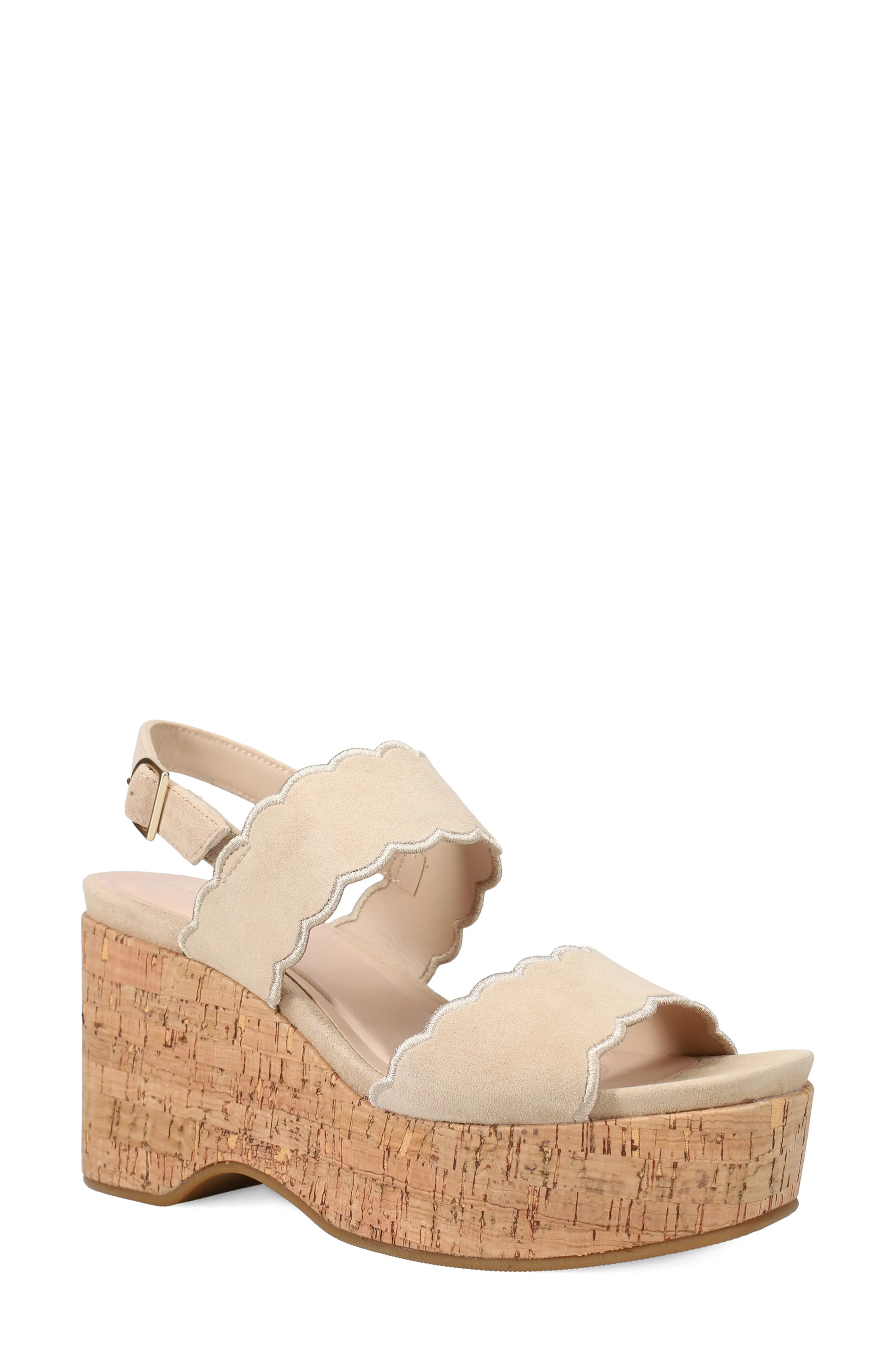 Cicel Slingback Platform Wedge Sandal (Women) | Nordstrom | Nordstrom