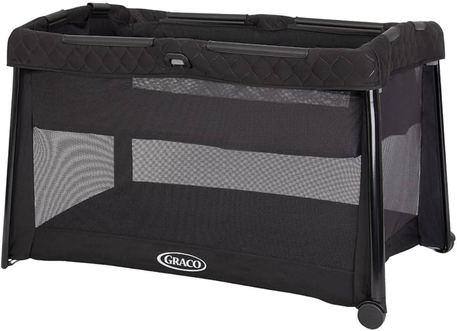 Graco FoldLite LX Unique Travel Cot with Bassinet Folds Down Super Small, Birth to Approx. 3 Year... | Amazon (UK)